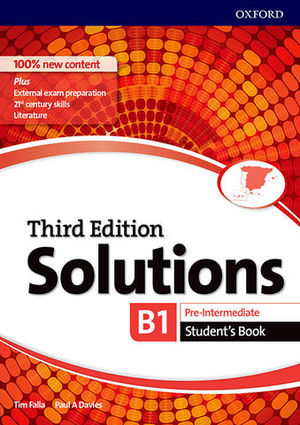 SOLUTIONS B1 STUDENTS PRE-INTERMEDIATE 3 EDITION