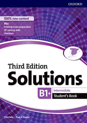 SOLUTIONS INTERMEDIATE 3 ED. STUDENTS BOOK ED. 2017