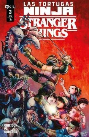 LAS TORTUGAS NINJA/STRANGER THINGS NM. 3 DE 4