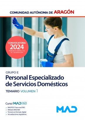 PERSONAL DE SERVICIOS DOMESTICOS ARAGON 2024 TOMO I