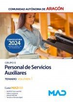 PERSONAL DE SERVICIOS AUXILIARES ARAGON 2024 TOMO I