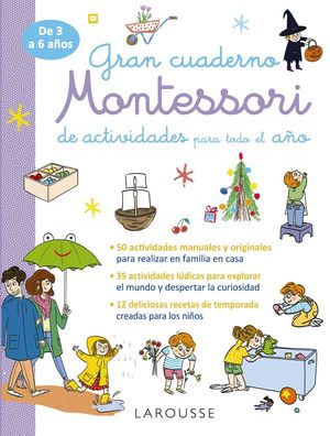 GRAN CUADERNO MONTESSORI DE ACTIVIDADES PARA TODO EL AO