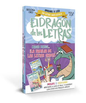 PACK EL DRAGON DE LAS LETRAS.  CON DOS LIBROS DEL UNICORN