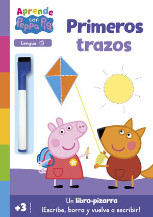 APRENDO CON PEPPA PIG. PRIMEROS TRAZOS (LIBRO-PIZARRA)